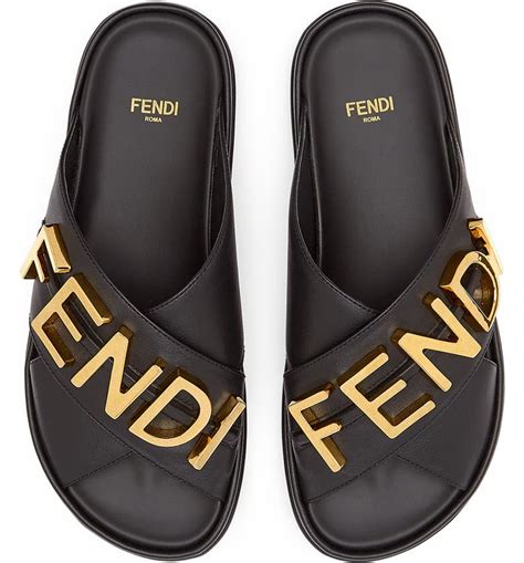 faux fendi slides|Fendi slides for women.